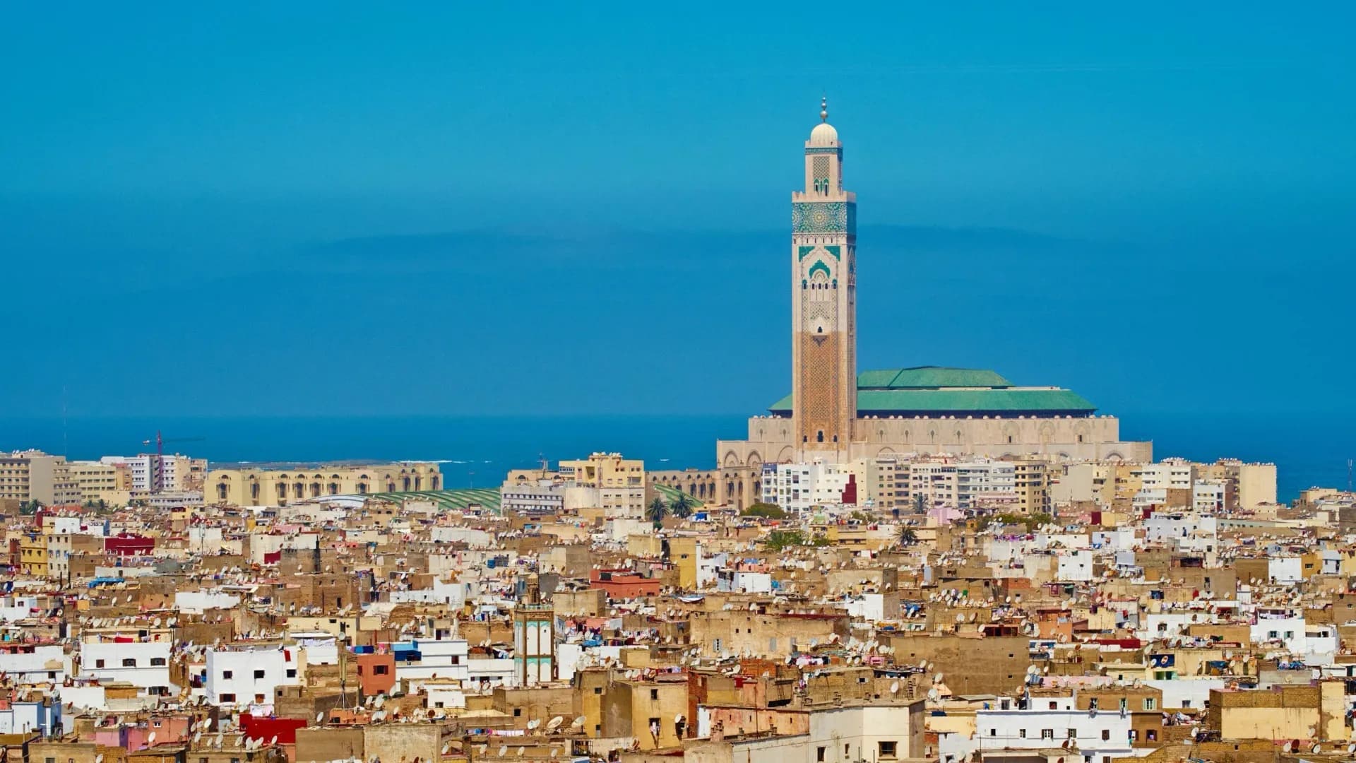 Casablanca and Hassan II Mosque
